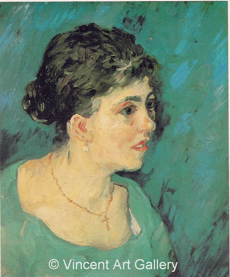 JH1204, Portrait of Woman in Blue